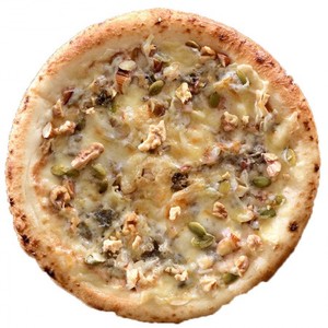 蜂蜜クラッシュナッツのピザ(はちみつ付)